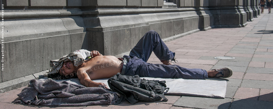 Criminalizan a personas en situación de calle