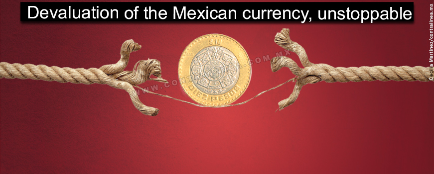 Mexico: 7 billion dollars spent to stop the currency devaluation, unsuccessfully