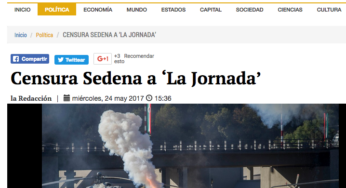 La Jornada denuncia censura de la Sedena