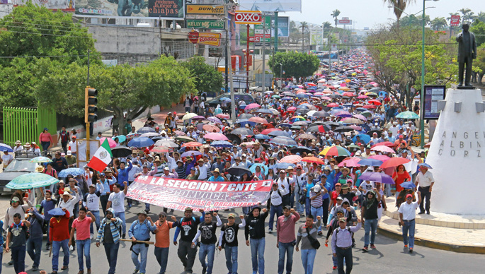 Supuestas ligas de maestros con guerrilla, para criminalizar: CNTE