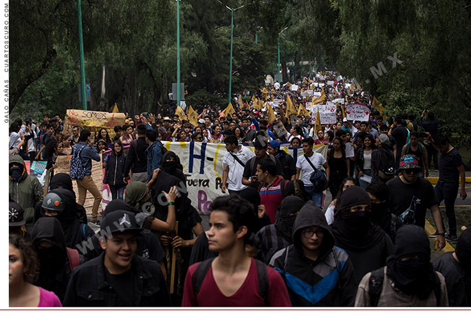 Estudiantes de la Facultad de Contaduría denuncian represalias por participar en las movilizaciones