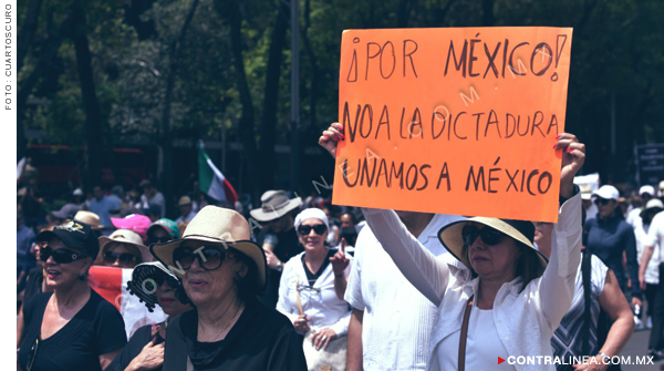 Marchas de “reaccionarios” son buenas para el país: AMLO