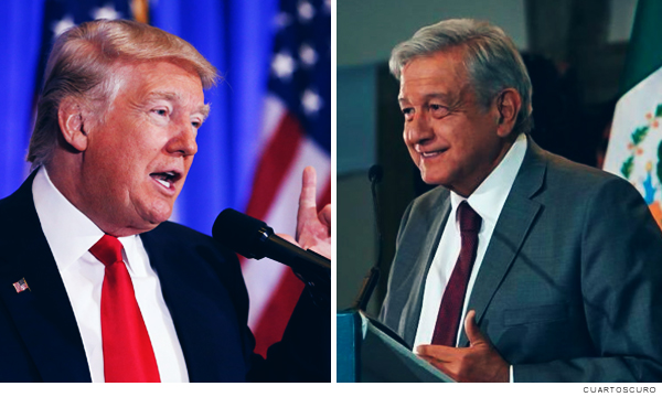 Ante las declaraciones de Donald Trump de que no daría ni 10 centavos para el tema migratorio, AMLO respondió: “No, pues nunca nos ha dado”