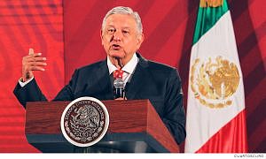 “En la aprobación de la reforma no votaron a favor los del bloque conservador, lo que yo considero, pues muy hipócrita": AMLO