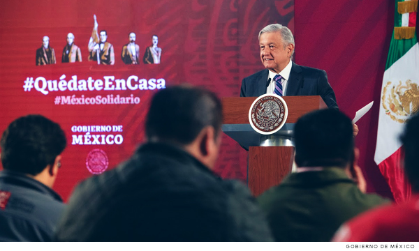 AMLO felicita a Quintana Roo, CDMX, Yucatán y Campeche por confinamiento