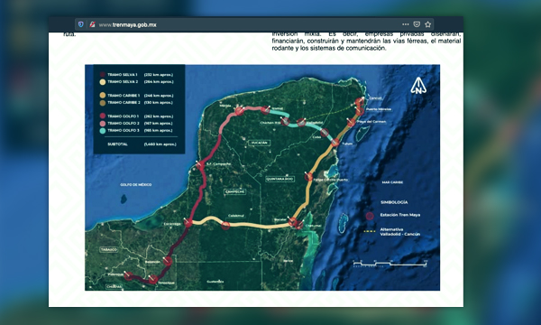 Cuatro empresas tienen los contratos del Tren Maya: AMLO