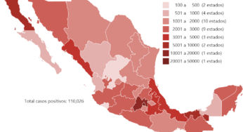 En las últimas 24 horas: 4 mil 346 confirmados de Covid-19 y 625 muertos