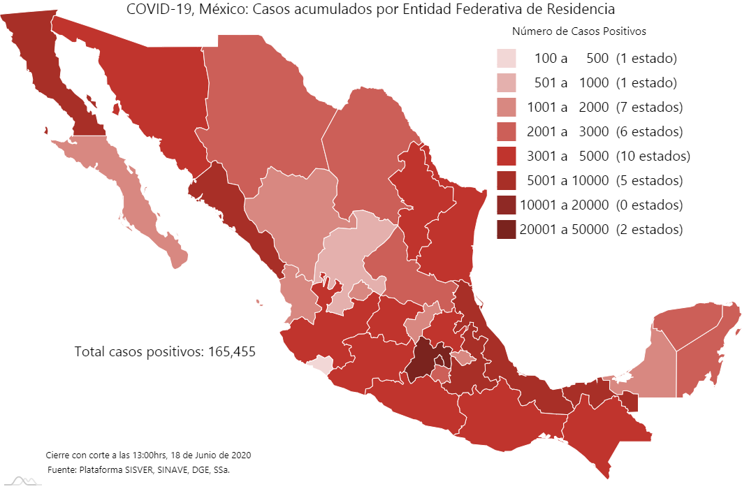 México: 5 mil 662 confirmados y 662 muertes por Covid-19 en últimas 24 horas