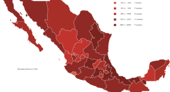 México: 3 mil 948 confirmados y 226 muertes por Covid-19 en último día