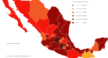 México: 6 mil 590 casos de Covid-19 y 819 muertes en últimas 24 horas