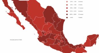 Registra México 1 mil 683 defunciones por Covid-19 en un día