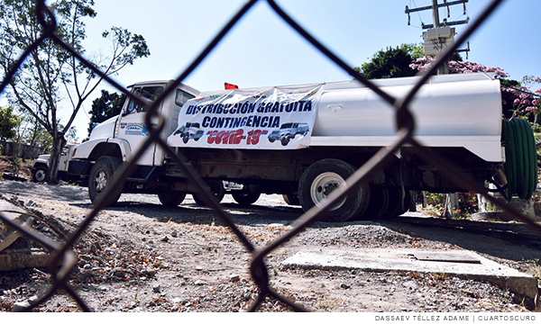 Vecinos del Pedregal de Santo Domingo exigen agua en medio de la pandemia