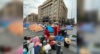 Indígenas triquis desplazados bloquearán indefinidamente Eje Central, ante falta de soluciones