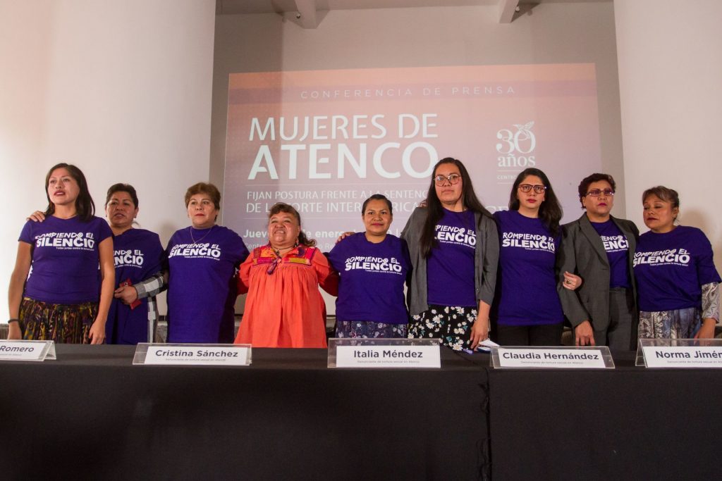 Mujeres sobrevivientes de atenco