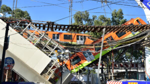 Colapso de tren en la Línea 12 del metro de la CDMX