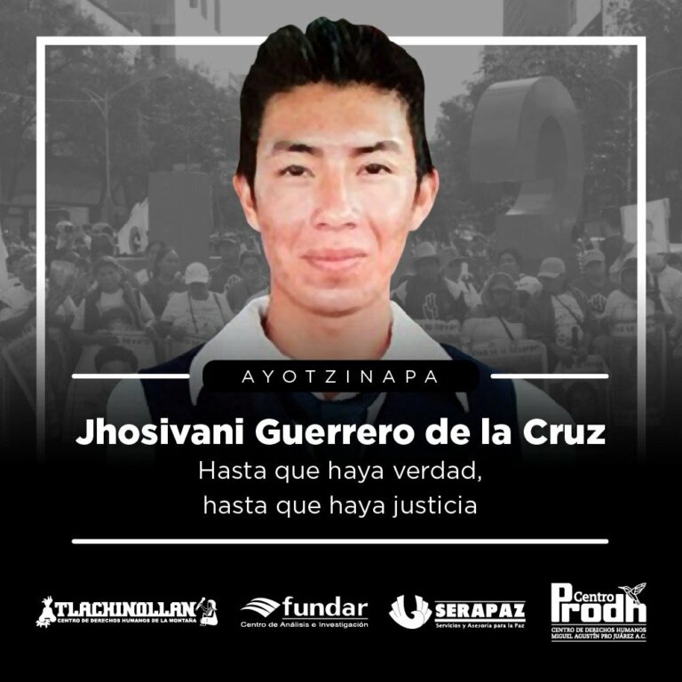 identificación de un fragmento óseo de Jhosivani Guerrero de la Cruz en la Barranca La Carnicería