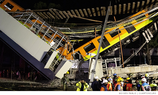 Colapso en la Línea 12 del metro