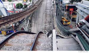 colapso en línea 12 del metro