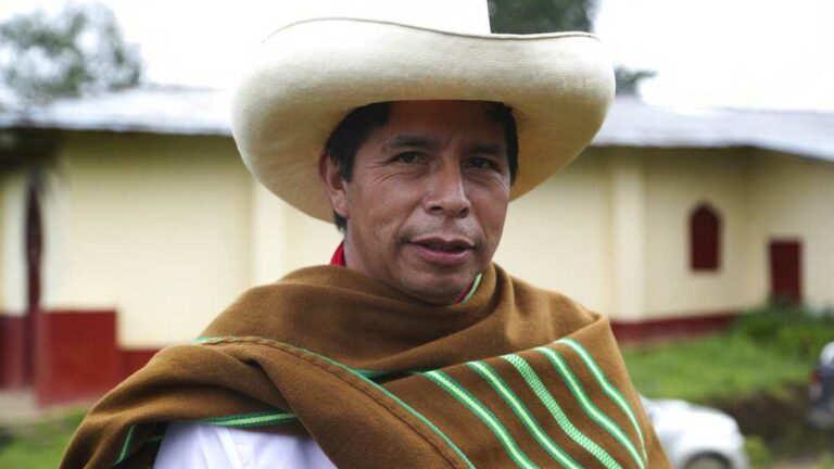 presidente electo de Perú, Pedro Castillo