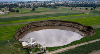 Socavón en Puebla, por proceso natural de disolución de rocas: Conagua