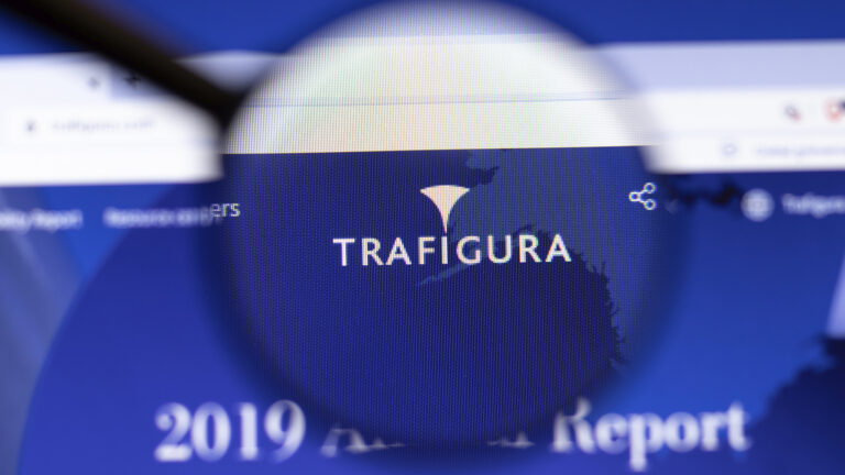 Imagen de la pagina web de la empresa Trafigura