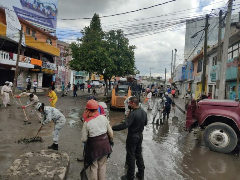 Imgane de inundaciones en Hidalgo