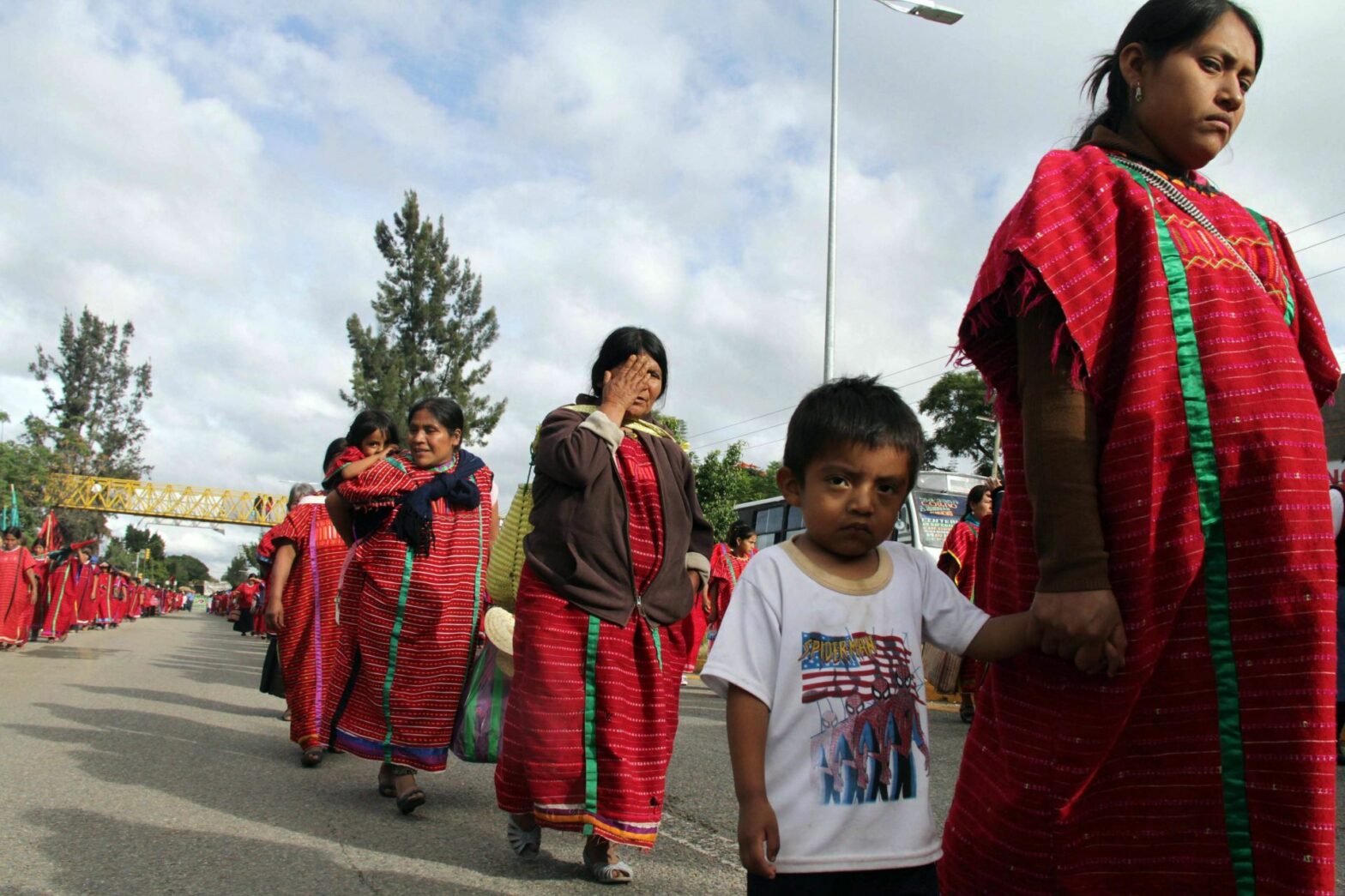 Indígenas de la región Triqui de Oaxaca