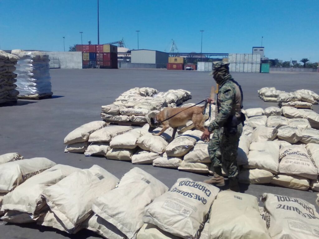 Durante 2023, la Semar aseguró más de 141 toneladas de carga con metanfetamina y cocaína tanto en aduanas marítimas como en aeropuertos.