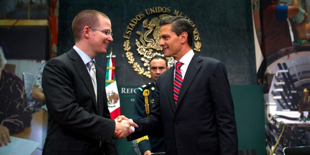 Ricardo Anaya y el expresidente de México Peña Nieto