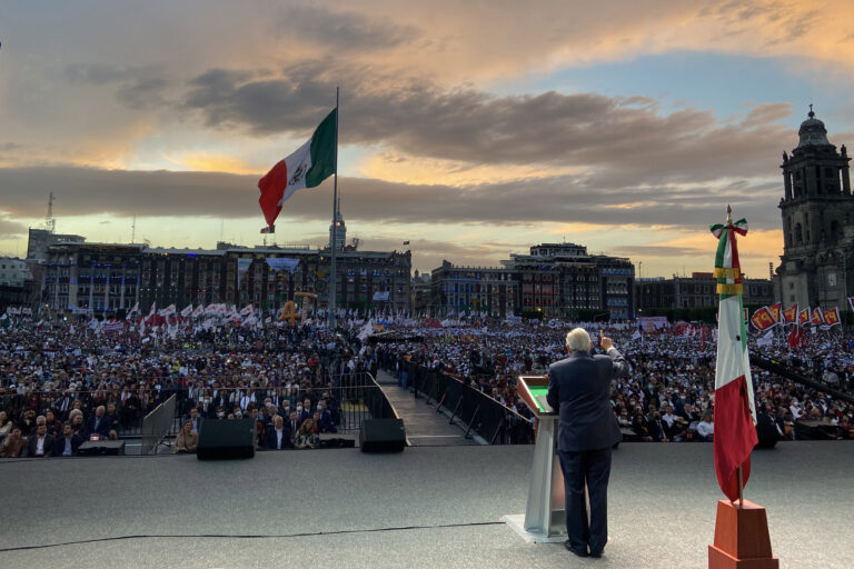 Informe anual del presidente López Obrador en el Zócalo de la CDMX