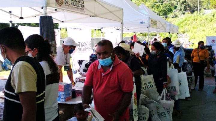 Tianguis del Bienestar beneficia 61 municipios de Oaxaca, Veracruz y  Guerrero