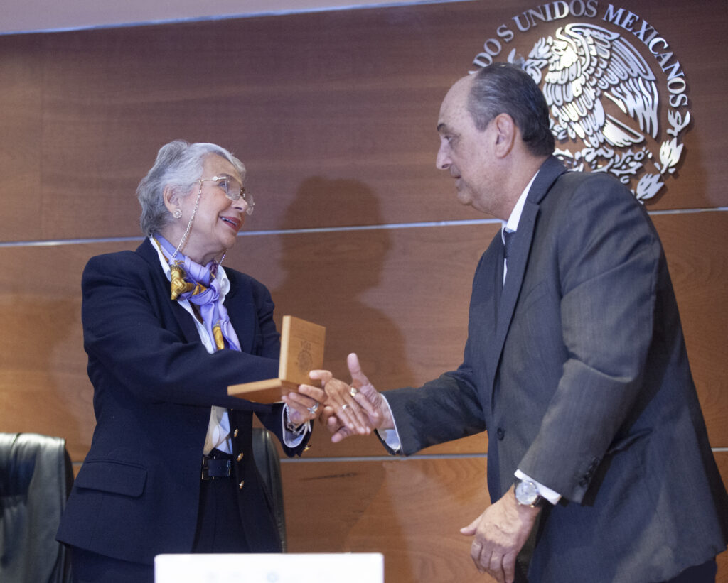 Olga Sánchez Cordero y Rafael Anzures Uribe