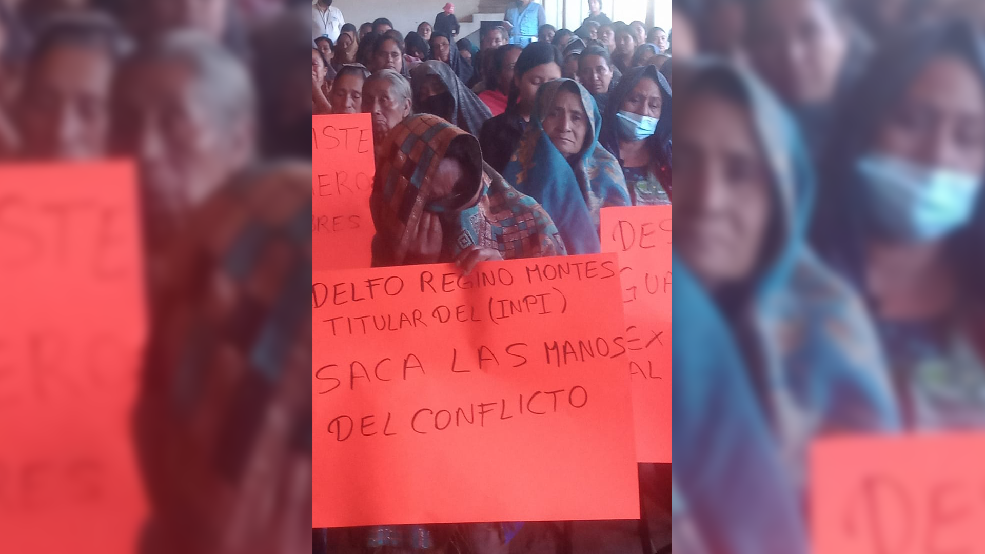 Familias de Guadalupe Victoria Juquila Mixes, Oaxaca victimas de desplazamiento forzado