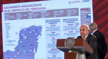 INAH descubre y rescata 489 mil fragmentos de cerámica en ruta Tren Maya