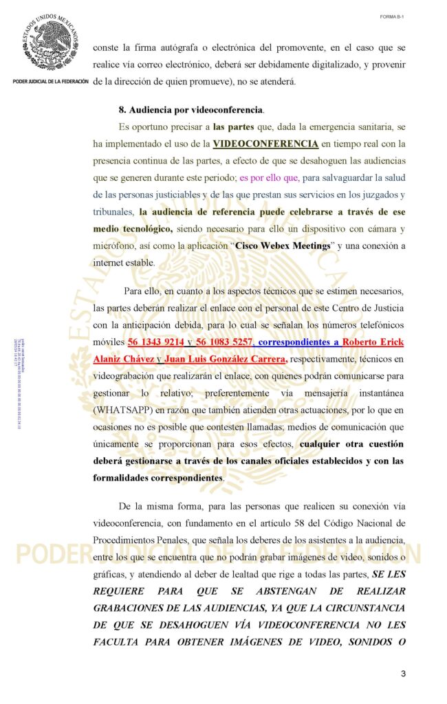 El exadministrador del TFJA, Miguel Enrique Reyes Rosado, presentó el mes pasado ante el OIC una queja en contra de magistrados del Tribunal