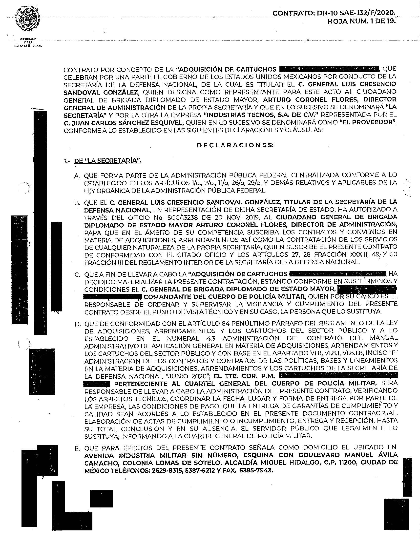 Juan Ibarrola Carreón, el columnista del diario Milenio que se especializa en Fuerzas Armadas, forma parte de la nómina de la Sedena