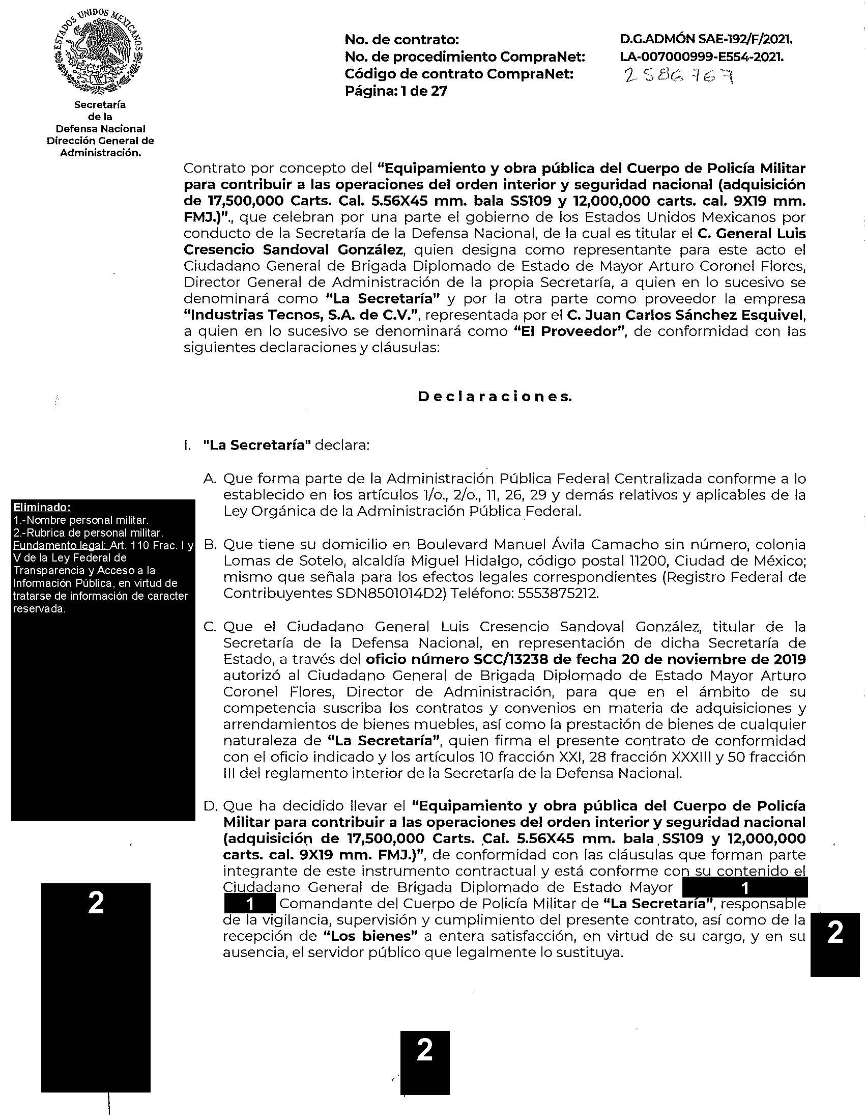 Juan Ibarrola Carreón, el columnista del diario Milenio que se especializa en Fuerzas Armadas, forma parte de la nómina de la Sedena