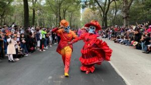 desfile por el Día de Muertos en la Ciudad de México