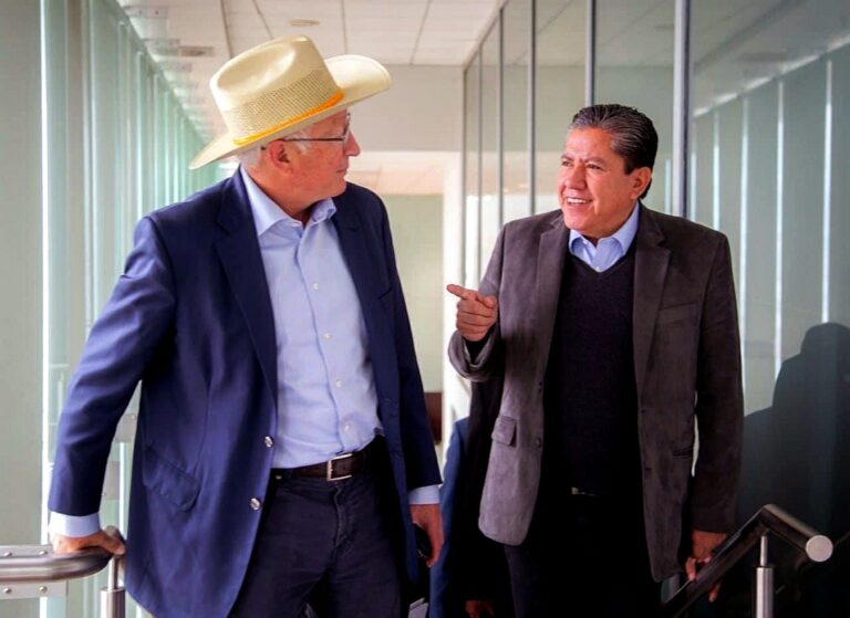 David Monreal Avila, gobernador de Zacatecas y Ken Salazar