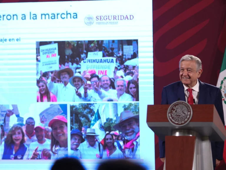 AMLO exhibe a Madrazo, Fox, Gordillo, Zavala, Claudio… como antidemócratas por la marcha para defender al INE