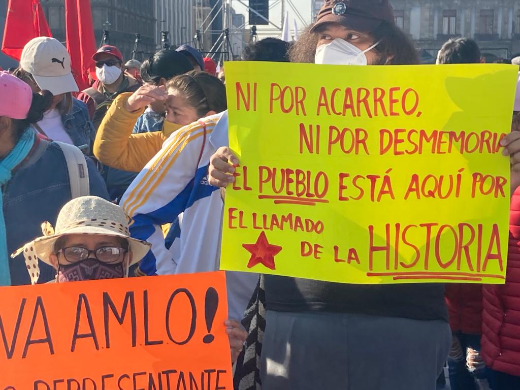 La marcha de celebración por los cuatro años del gobierno de Andrés Manuel López Obrador –que se realizó el pasado 27 de noviembre en la capital del país– sí era necesaria, declaró el presidente de la República