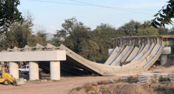 Desplome de puente en Sinaloa puede deberse a huracán ‘Nora’: AMLO