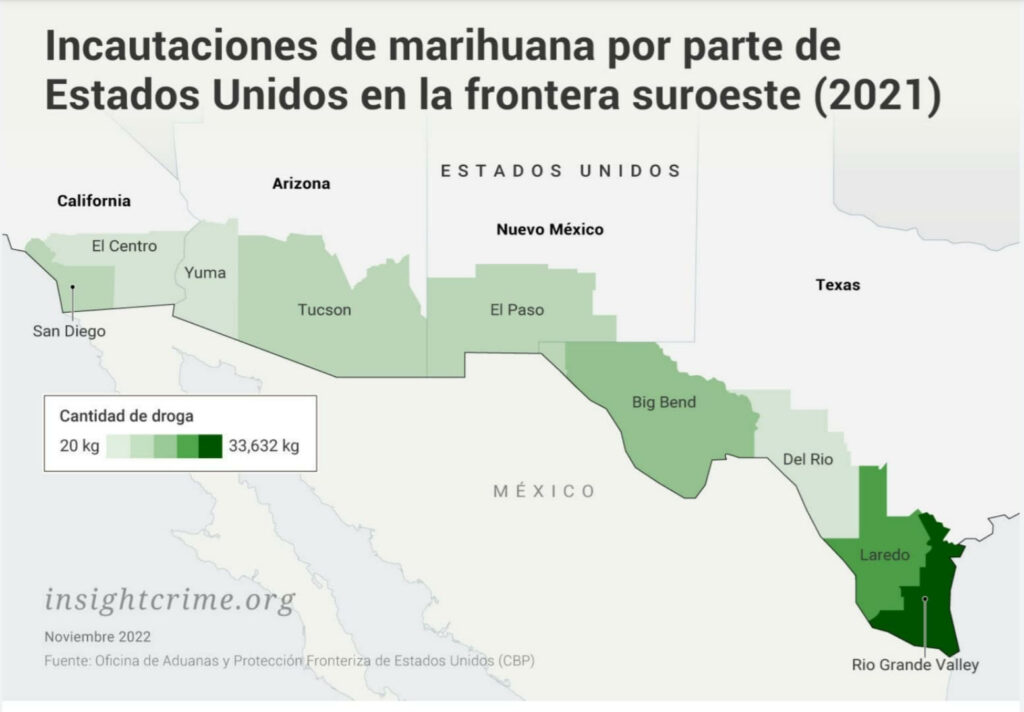 Incautación de mariguana