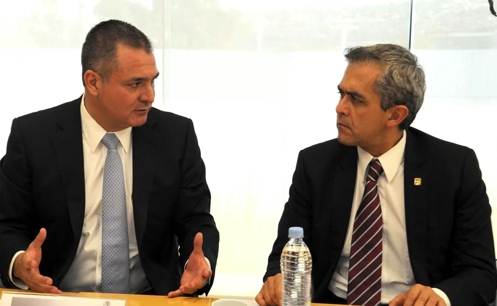 Miguel Ángel Mancera y Genaro García Luna