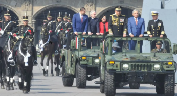 AMLO encabeza el 110 aniversario de la Marcha de la Lealtad