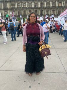 El júbilo desbordante, abriéndose paso por cada camino que desemboca en el Zócalo capitalino. Tamboras, guitarras, batucada acompañaban a las centenas de mujeres, niños, ancianos y jóvenes que se dieron cita a la invitación que lanzó Andrés Manuel López Obrador, el presidente de este pueblo vibrante.