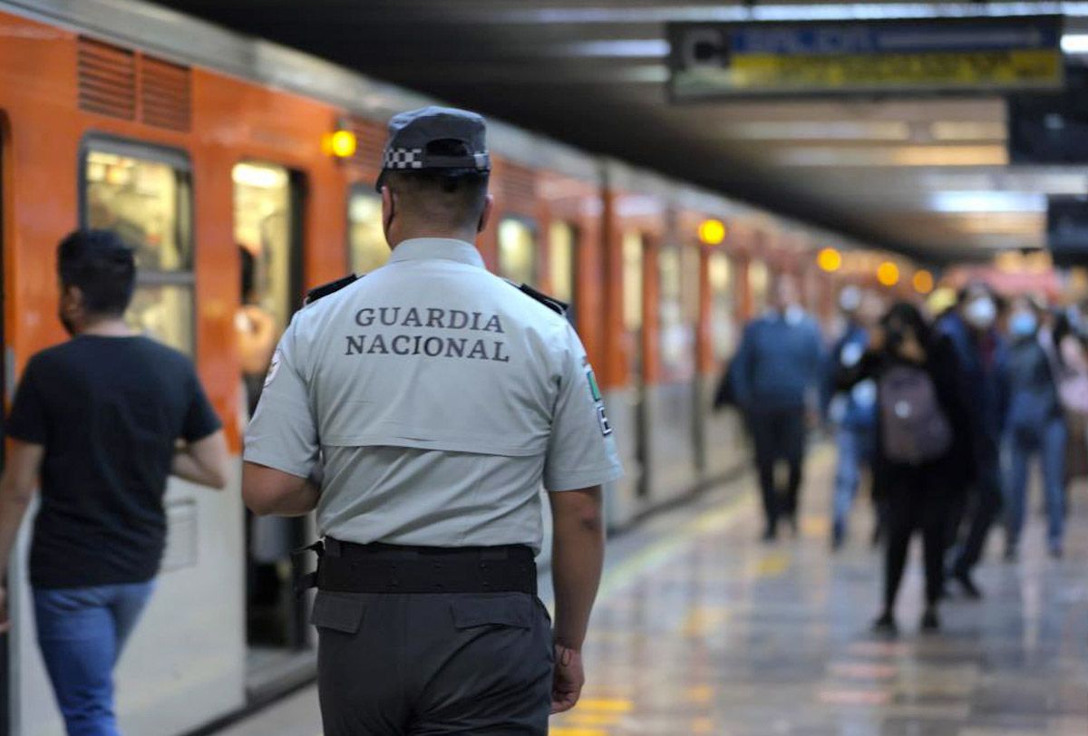 La Guardia Nacional (GN) se retira de manera escalonada del Sistema de Transporte Colectivo Metro (STCM): Martí Batres