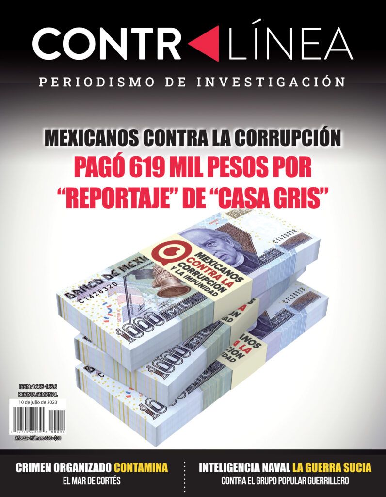 Contralínea 858 Portada | Mexicanos Contra la Corrupción pagó 619 mil pesos por nota de “casa gris” de hijo de AMLO