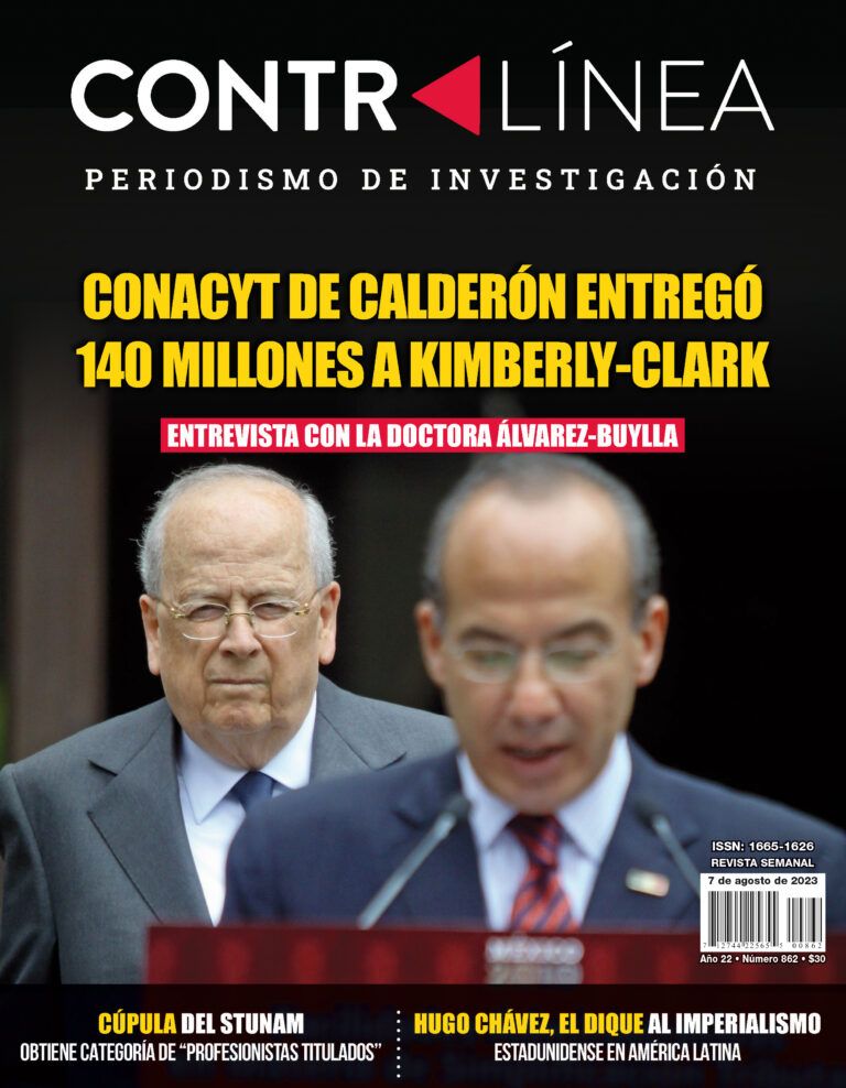 Una de las primeras acciones de Felipe Calderón como presidente de la República fue beneficiar a Kimberly Clark con recursos del Conacyt