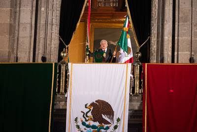 El presidente Andrés Manuel López Obrador invitó al grito de independencia el 15 de septiembre en el Zócalo.